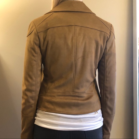 Lucky Brand Faux Suede Moto Jacket - Picture 8 of 16